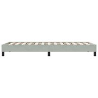 Boxspring zonder matras fluweel lichtgrijs 100x210 cm 6