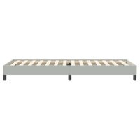 Boxspring zonder matras fluweel lichtgrijs 80x220 cm 6