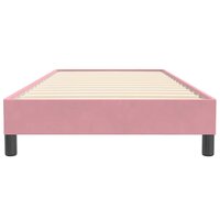 Boxspring zonder matras fluweel roze 100x220 cm 5