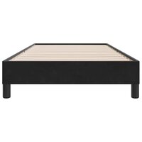 Boxspring zonder matras fluweel zwart 100x210 cm 5