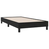 Boxspring zonder matras fluweel zwart 100x210 cm 7