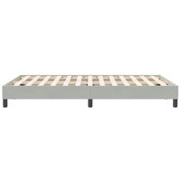 Boxspring zonder matras fluweel lichtgrijs 120x210 cm 6