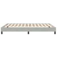 Boxspring zonder matras fluweel lichtgrijs 140x210 cm 6