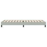 Boxspring zonder matras fluweel lichtgrijs 90x220 cm 6