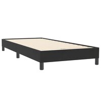 Boxspring zonder matras fluweel zwart 100x220 cm 4