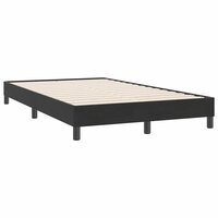 Boxspring zonder matras fluweel zwart 120x220 cm 4