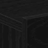 Nachtkastje zwevend 40x32x15 cm bewerkt hout zwart eiken 9