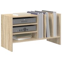 Platenkast Sonoma Eiken 78.5 x 35 x 45 cm Bewerkt hout 3