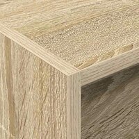 Platenkast Sonoma Eiken 78.5 x 35 x 45 cm Bewerkt hout 8
