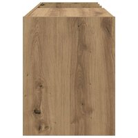 Platenkast Artisan Eiken 78.5 x 35 x 45 cm Bewerkt hout 6