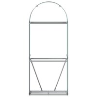 Haardhoutopslag 80x45x190 cm gegalvaniseerd staal groen 4