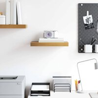 Wandplank Wandgemonteerd Bruin 40 x 23,5 x 4 cm Bewerkt hout 4