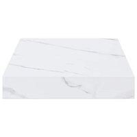 Wandplank met opslag Wit Marmer 40 x 23,5 x 4 cm Bewerkt hout 7