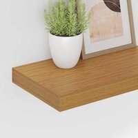 Wandplank Wandgemonteerd Beige 40 x 23,5 x 4 cm Bewerkt hout 5