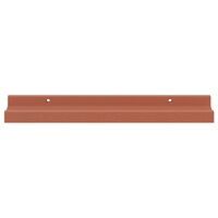 Wandplank met plank 2 pcs Rood 40 x 9 x 3 cm Bewerkt hout 7