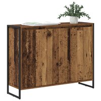Bijzetkast Oud Hout 96,5 x 30 x 75 cm Bewerkt hout 3