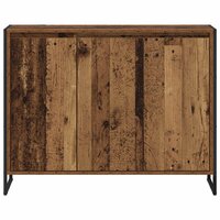 Bijzetkast Oud Hout 96,5 x 30 x 75 cm Bewerkt hout 6