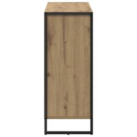 Bijzetkast Ambachtelijk eiken 96,5 x 30 x 75 cm Bewerkt hout 7