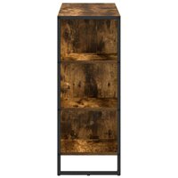 Bijzetkast Rook Eik 96.5 x 30 x 75 cm Bewerkt hout 7