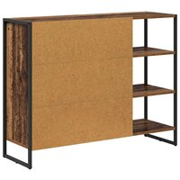 Bijzetkast Oud Hout 96.5 x 30 x 75 cm Bewerkt hout 8