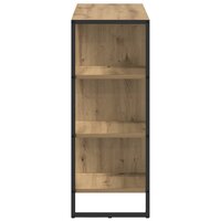 Bijzetkast Ambachtelijk eiken 96.5 x 30 x 75 cm Bewerkt hout 7