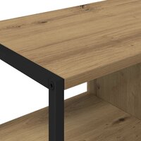 Bijzetkast Ambachtelijk eiken 96.5 x 30 x 75 cm Bewerkt hout 9