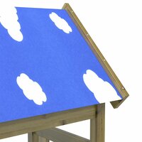 Speeltoren Bruin Massief ge&iuml;mpregneerd hout 4