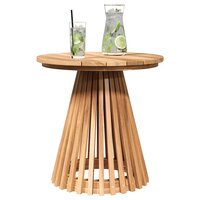 Bijzettafel Bruin 50 x 50 x 49,5 cm Massief Teakhout 3