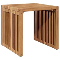 Tuin Bijzettafel Bruin 45 x 42,5 x 45 cm Massief Teakhout 2