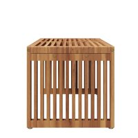 Tuin Bijzettafel Bruin 70 x 37,5 x 35,5 cm Massief Teakhout 6