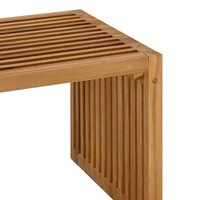 Tuin Bijzettafel Bruin 70 x 37,5 x 35,5 cm Massief Teakhout 9