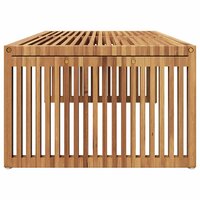 Tuin Bijzettafel Bruin 110 x 55 x 35,5 cm Massief Teakhout 6