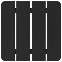 Bijzettafel Zwart 38 x 38 x 46 cm Polyetheen 8