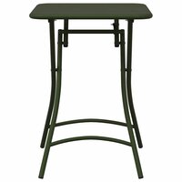 Bistrotafel Donkergroen 55 x 55 x 72,5 cm Poedercoating staal 4