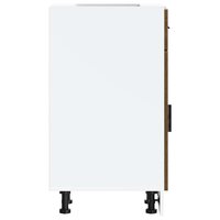 Onderkast "Porto" bewerkt hout bruin eikenkleur 6