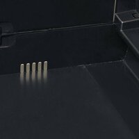 Tuinkast met 3 schappen zwart 6