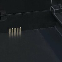 Tuinkast met 3 schappen zwart en grijs 6