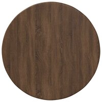 Tafelblad bruin eikenkleur 40 x 40 x 1,5 cm Bewerkt hout 2