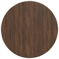 Tafelblad bruin eikenkleur 50 x 50 x 1,5 cm Bewerkt hout 2