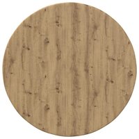 Tafelblad artisanaal eikenkleurig 50 x 50 x 1,5 cm Bewerkt hout 2