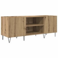 Platenkast met plank met opslag Artisan Eiken 121 x 38 x 48 cm 2