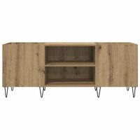 Platenkast met plank met opslag Artisan Eiken 121 x 38 x 48 cm 5
