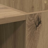 Platenkast met plank met opslag Artisan Eiken 121 x 38 x 48 cm 8