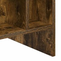 Platenkast Gerookt eiken 78.5 x 35 x 45 cm Bewerkt hout 9
