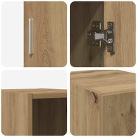 Wandkast Artisan Eiken 30 x 42,5 x 39,5 cm Bewerkt hout 8