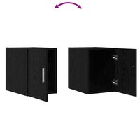 Wandkast Zwart Eiken 30 x 42,5 x 39,5 cm Bewerkt hout 9