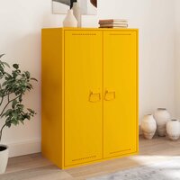 Kast Handvatten 2 pcs Mosterdgeel 85 x 45 mm Metaal 4