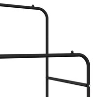 Kledingrek Effen Zwart 8