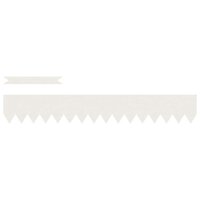 Tuinrand 10 pcs Wit 100 x 0.05 x 20 cm Koudgewalst staal 2