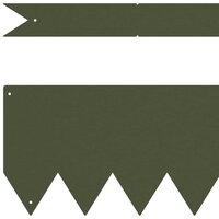 Tuinrand 10 pcs Olijf Groen 100 x 0.05 x 20 cm 4